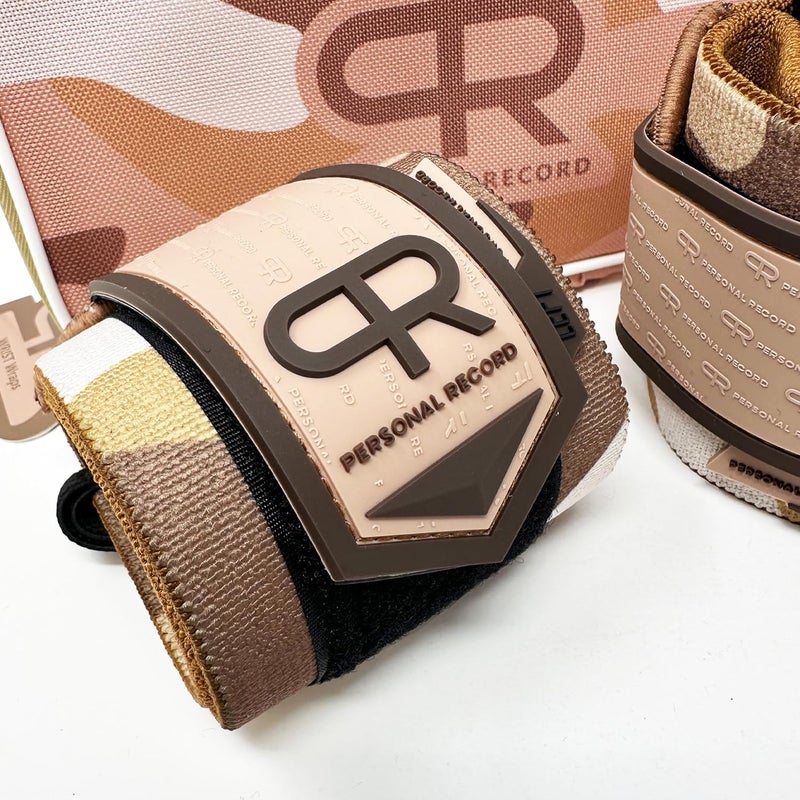 PR Personal Record Heavy Duty Premium Wrist Wraps, More Elasticity, Reinforced Stitching, Extra Wide Strap, Strong Thumb Loop, Larry Wheels Weightlifting Wraps - Image 3